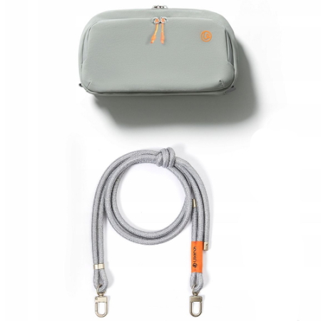 Ulanzi YY08 Gray (B176) - mała torba fotograficzna typu sling, 2L (szara) - zawartość zestawu